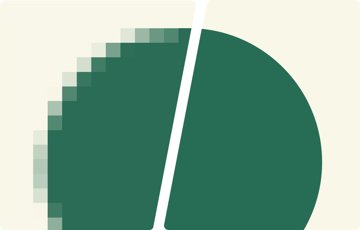 Works with pixels and paths